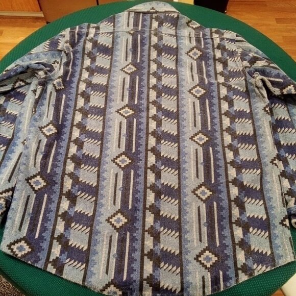 Vtg. The Sportsman's Guide Men's Large Cotton Flannel ButtonUp Shirt Made In USA - Picture 2 of 6